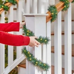 Unbranded 50 ft Prelit Garland -HOME ACCENTS HOLIDAY Sales christmas garland 22gu50001 66 1000