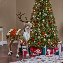 Home Accents Holiday 4 ft Animated Reindeer Christmas Animatronic -HOME ACCENTS HOLIDAY Sales home accents holiday christmas figurines 22sv23175 a0 1000
