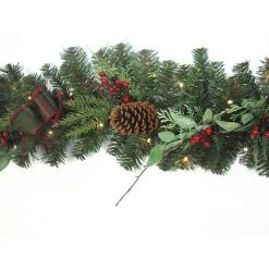 Home Accents Holiday 9 ft Prelit Woodmore Garland -HOME ACCENTS HOLIDAY Sales home accents holiday christmas garland chzh3811602th5 77 1000