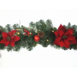Home Accents Holiday 9 ft Prelit Berry Bliss Garland -HOME ACCENTS HOLIDAY Sales home accents holiday christmas garland chzh3811995th3 1d 1000