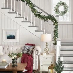 Home Accents Holiday 9 ft Prelit St Germain Garland -HOME ACCENTS HOLIDAY Sales home accents holiday christmas garland chzh3812070h3 4f 1000