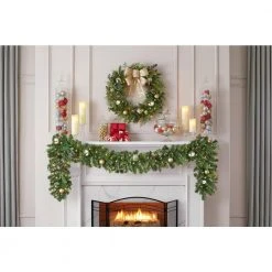 Home Accents Holiday 9 ft Prelit St Germain Garland -HOME ACCENTS HOLIDAY Sales home accents holiday christmas garland chzh3812070h3 a0 1000