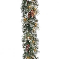 Home Accents Holiday 9 ft Prelit Sparkling Amelia Garland -HOME ACCENTS HOLIDAY Sales home accents holiday christmas garland gt90m2r70c02 40 1000