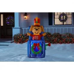 Home Accents Holiday 5 ft Animated Pop Up Toy Soldier Dog Holiday Inflatable -HOME ACCENTS HOLIDAY Sales home accents holiday christmas inflatables 21gm12281 e1 1000