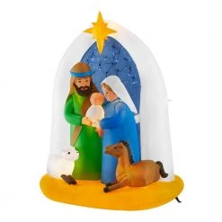 Home Accents Holiday 6.5 ft Nativity Scene Holiday Inflatable -HOME ACCENTS HOLIDAY Sales home accents holiday christmas inflatables 21gm19552 40 1000