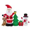 Home Accents Holiday 6.5 ft Santa Snowman and Dog Holiday Inflatable -HOME ACCENTS HOLIDAY Sales home accents holiday christmas inflatables 22gm17328 64 1000