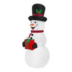 Home Accents Holiday 6.5 ft Snowman With Present Holiday Inflatable -HOME ACCENTS HOLIDAY Sales home accents holiday christmas inflatables 22gm80013 40 1000