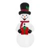 Home Accents Holiday 6.5 ft Snowman With Present Holiday Inflatable -HOME ACCENTS HOLIDAY Sales home accents holiday christmas inflatables 22gm80013 64 1000