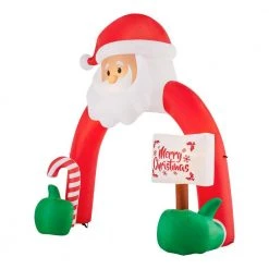 Home Accents Holiday 12.5 ft by 12 ft Santa Archway Holiday Inflatable -HOME ACCENTS HOLIDAY Sales home accents holiday christmas inflatables 22gm80059 40 1000