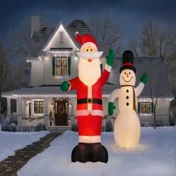 Home Accents Holiday 20 ft Santa Holiday Inflatable -HOME ACCENTS HOLIDAY Sales home accents holiday christmas inflatables 22gm81050 66 1000