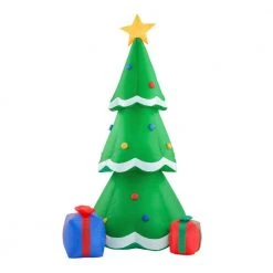 Home Accents Holiday 6.5 ft Christmas Tree With Gifts Holiday Inflatable