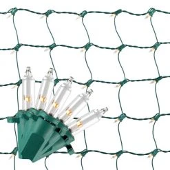 Home Accents Holiday 300L Clear Incandescent Mini Net Lights