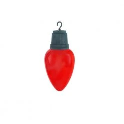 Home Accents Holiday Jumbo LED Red Bulb With Timer