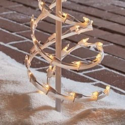 Home Accents Holiday 18 in Spiral Christmas Tree Pathway Light 4 Pack -HOME ACCENTS HOLIDAY Sales home accents holiday christmas pathway lights ty084 1118 1c a0 1000