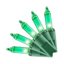 Home Accents Holiday 100L Green Incandescent Mini Lights