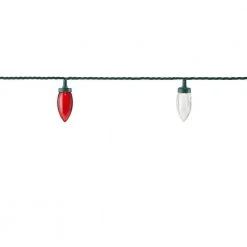 Home Accents Holiday 100L Red/White C9 LED Lights -HOME ACCENTS HOLIDAY Sales home accents holiday christmas string lights 21rt21421rwwcm 40 1000