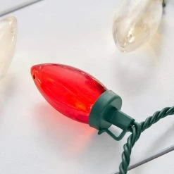 Home Accents Holiday 100L Red/White C9 LED Lights -HOME ACCENTS HOLIDAY Sales home accents holiday christmas string lights 21rt21421rwwcm 66 1000