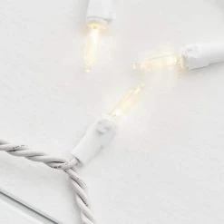 Home Accents Holiday 100L Warm White Mini LED White Wire Lights -HOME ACCENTS HOLIDAY Sales home accents holiday christmas string lights 22rt100sm www 1d 1000