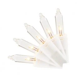 Home Accents Holiday 50L Clear Incandescent Mini White Wire Lights