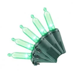 Home Accents Holiday 100L Green Mini LED Lights