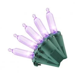 Home Accents Holiday 100L Purple Mini LED Lights