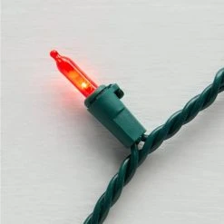 Home Accents Holiday 100L Red Mini LED Lights -HOME ACCENTS HOLIDAY Sales home accents holiday christmas string lights ty 100sm rs a0 1000