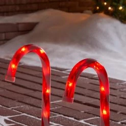 Home Accents Holiday 10 in Candy Canes Pathway Light 8 Pack -HOME ACCENTS HOLIDAY Sales home accents holiday christmas string lights ty166 1118 40 1000