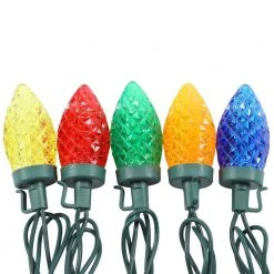 Home Accents Holiday 100L Multi Faceted C9 LED Lights -HOME ACCENTS HOLIDAY Sales home accents holiday christmas string lights ty288 1115 ms 40 1000