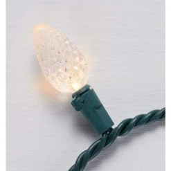 Home Accents Holiday 50L Warm White Faceted C6 LED Lights -HOME ACCENTS HOLIDAY Sales home accents holiday christmas string lights ty289 815wwl a0 1000