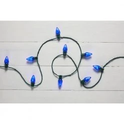 Home Accents Holiday 25L Blue C9 LED Steady Lit -HOME ACCENTS HOLIDAY Sales home accents holiday christmas string lights ty417 1915b e1 1000
