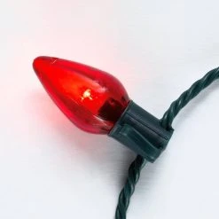 Home Accents Holiday 25L Red C9 LED Steady Lit -HOME ACCENTS HOLIDAY Sales home accents holiday christmas string lights ty417 1915r a0 1000