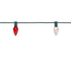 Home Accents Holiday 25L Red/White C9 LED Steady Lit -HOME ACCENTS HOLIDAY Sales home accents holiday christmas string lights ty417 1915rsw 40 1000