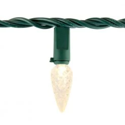 Home Accents Holiday 200L Warm White Faceted C6 LED Steady Lit Lights -HOME ACCENTS HOLIDAY Sales home accents holiday christmas string lights ty427 1915ww 40 1000