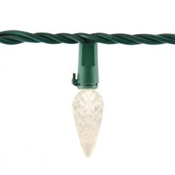 Home Accents Holiday 150L Warm White Faceted C6 LED Lights -HOME ACCENTS HOLIDAY Sales home accents holiday christmas string lights ty615 1815ww 40 1000