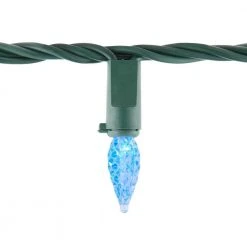 Home Accents Holiday 50L Blue Faceted C3 LED Steady Lit -HOME ACCENTS HOLIDAY Sales home accents holiday christmas string lights ty827 1415 fc3 40 1000