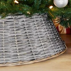 Home Accents Holiday 27 in Rattan Christmas Tree Collar -HOME ACCENTS HOLIDAY Sales home accents holiday christmas tree collars 4040583 a0 1000