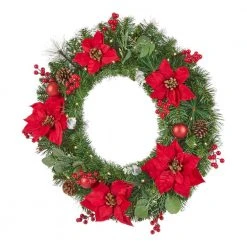 Home Accents Holiday 30 in Prelit Berry Bliss Wreath -HOME ACCENTS HOLIDAY Sales home accents holiday christmas wreaths 21gr50165 40 1000