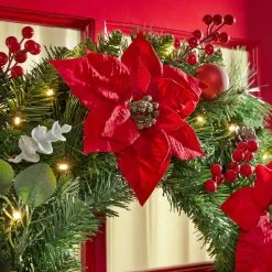 Home Accents Holiday 30 in Prelit Berry Bliss Wreath -HOME ACCENTS HOLIDAY Sales home accents holiday christmas wreaths 21gr50165 a0 1000