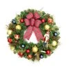 Home Accents Holiday 30 in. Festive Nutcracker Battery Operated Pine LED Pre-Lit Artificial Christmas Wreath with Timer -HOME ACCENTS HOLIDAY Sales home accents holiday christmas wreaths 22ne50006 64 1000 1