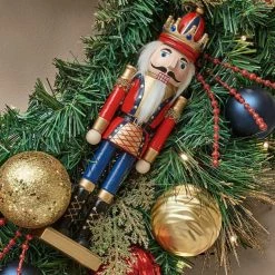 Home Accents Holiday 30 in Prelit Nutcracker Wreath -HOME ACCENTS HOLIDAY Sales home accents holiday christmas wreaths 22ne50006 a0 1000