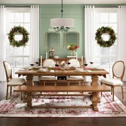 Home Accents Holiday 36 in. Woodmoore Battery Operated Mixed Pine LED Pre-Lit Artificial Christmas Wreath with Timer -HOME ACCENTS HOLIDAY Sales home accents holiday christmas wreaths chzh3811602th6 66 1000 1