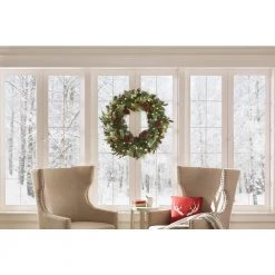 Home Accents Holiday 36 in Prelit Woodmore Wreath -HOME ACCENTS HOLIDAY Sales home accents holiday christmas wreaths chzh3811602th6 a0 1000