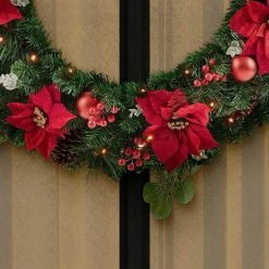Home Accents Holiday 36 in Prelit Berry Bliss Wreath -HOME ACCENTS HOLIDAY Sales home accents holiday christmas wreaths chzh3811995th9 66 1000