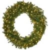 Home Accents Holiday 48 in Prelit Norwood Fir Wreath