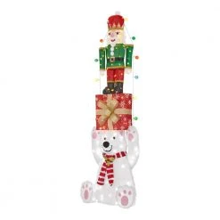 Home Accents Holiday 7 ft LED Polar Bear Gift Nutcracker Holiday Yard Decoration -HOME ACCENTS HOLIDAY Sales home accents holiday christmas yard decorations 21rt3062114 40 1000