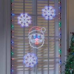 Home Accents Holiday 16 in Hi-Vibrant LED Santa Holiday Yard Decoration 7 Home Accents Holiday 16 in Hi-Vibrant LED Santa Holiday Yard Decoration -HOME ACCENTS HOLIDAY Sales home accents holiday christmas yard decorations 22le11008 66 1000