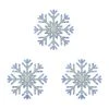 Home Accents Holiday 10 in Hi-Vibrant Snowflakes 3Pack Holiday Yard Decoration