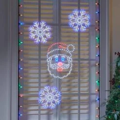 Home Accents Holiday 10 in Hi-Vibrant Snowflakes 3Pack Holiday Yard Decoration -HOME ACCENTS HOLIDAY Sales home accents holiday christmas yard decorations 22le11012 66 1000