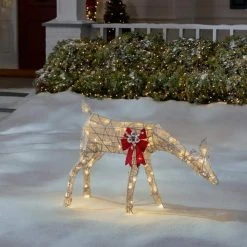 Home Accents Holiday 3 ft Warm White LED Feeding Doe Holiday Yard Decoration -HOME ACCENTS HOLIDAY Sales home accents holiday christmas yard decorations 22rt1262211 e1 1000
