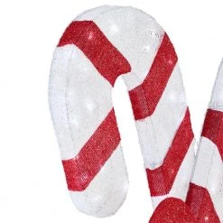 Home Accents Holiday 6 ft Cool White LED Candy Canes with Bow Holiday Yard Decoration -HOME ACCENTS HOLIDAY Sales home accents holiday christmas yard decorations 22rt1412211 a0 1000
